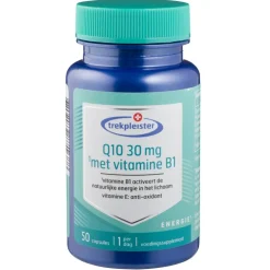 Trekpleister Q10 30 mg met Vitamine B1 Capsules