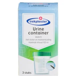 Trekpleister Urinecontainers