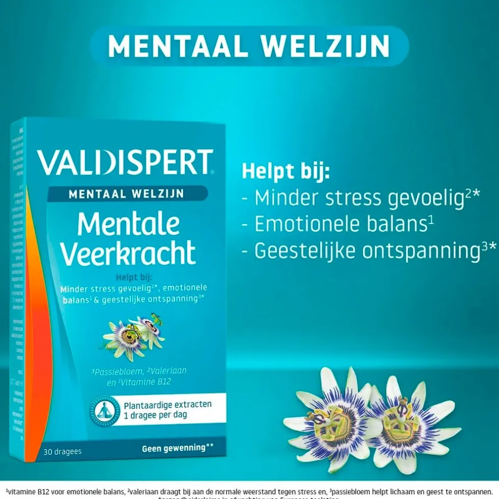 Valdispert Mentaal Welzijn Mentale Veerkracht Dragees