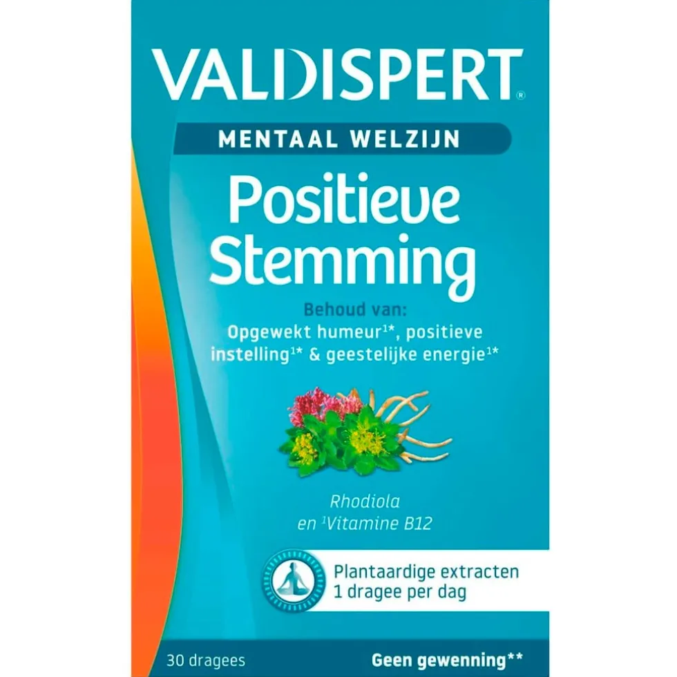 Valdispert Mentaal Welzijn Positieve Stemming Dragees