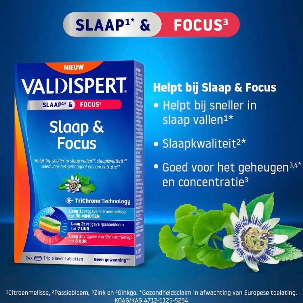 Valdispert Slaap & Focus Tabletten