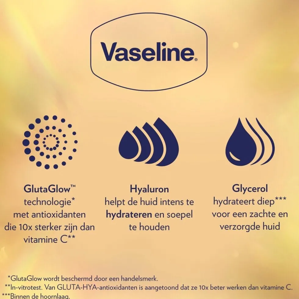 Vaseline Gluta-Hya Flawless Tone Semi Burst Lotion