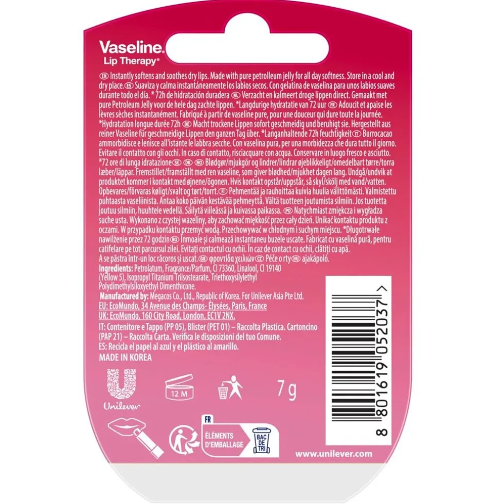 Vaseline Rosy Lip Therapy