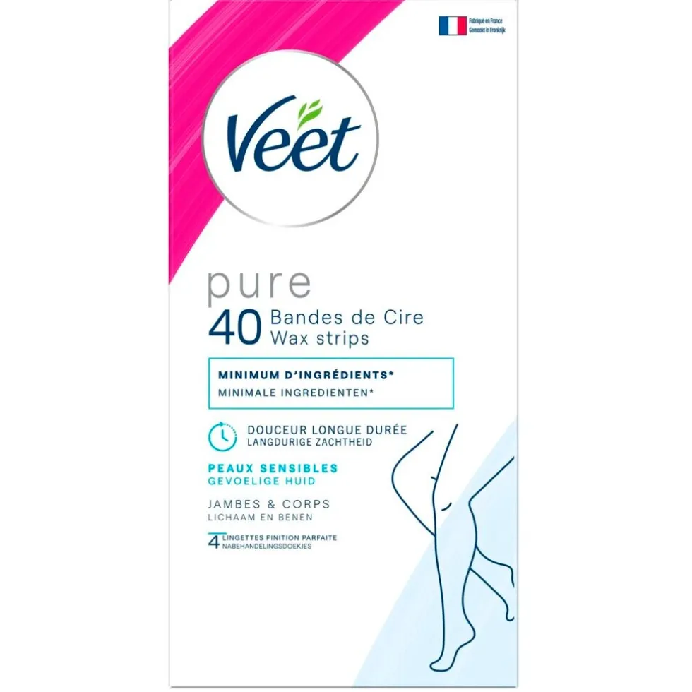 Veet Minima Pure Easy-Gel Waxstrips voor je Lichaam en Benen
