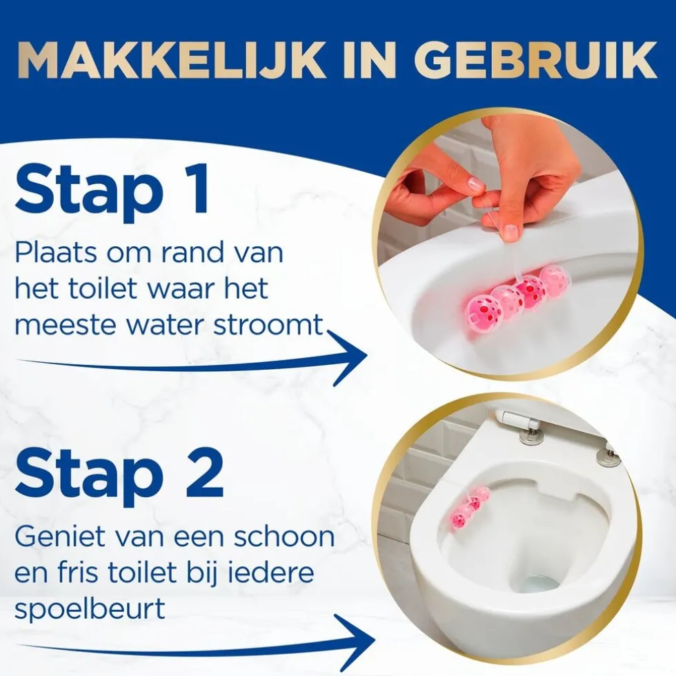 Witte Reus DeLuxe Delicate Magnolia Toiletblok