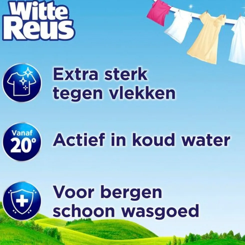 Witte Reus Witte Was Vloeibaar Wasmiddel